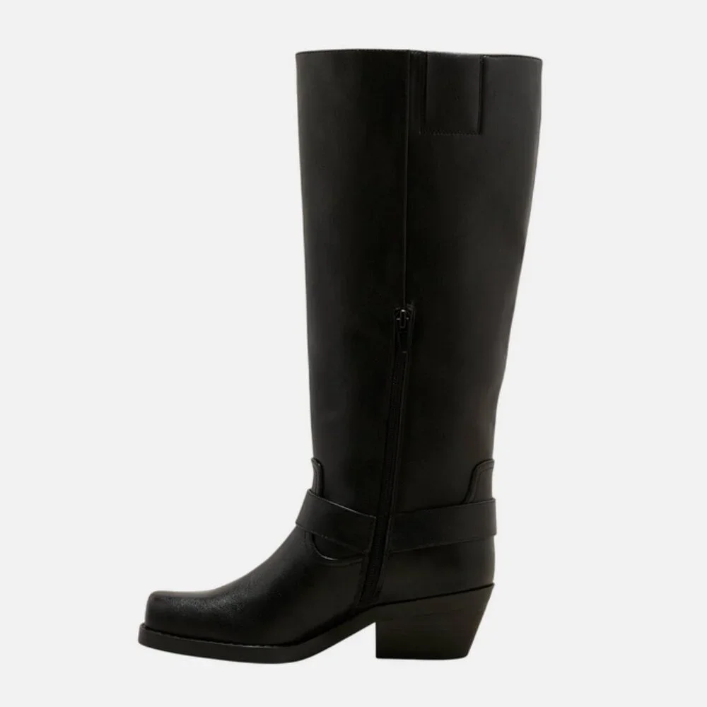 Womens Oakley Harness Moto Biker Boots - Universal Thread Black 6.5 - Picture 3 of 11
